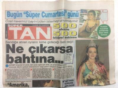 Tan Gazetesi 21 Eylül 1991 - Saddam Bu Kez Kazanacak GZ51432 - 1