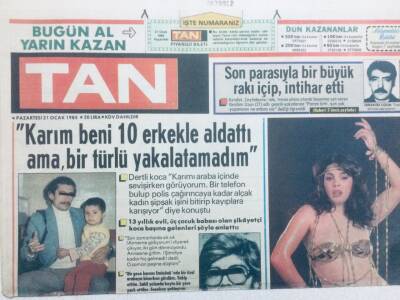 Tan Gazetesi 21 Ocak 1984 - Nazan Şorayın Kilosu En Çok Bin Lira Eder GZ42093 - 1