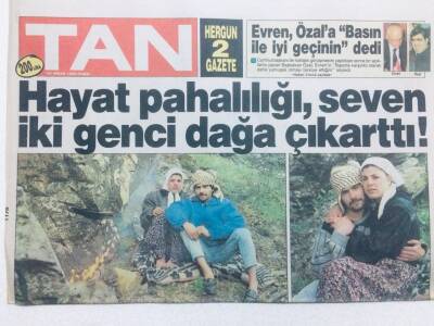 Tan Gazetesi 22 Nisan 1988 - Hayat Pahalılığı Seven İki Genci Dağa Çıkarttı GZ42907 - 1