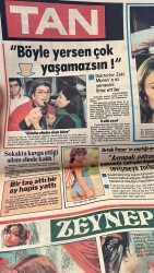 Tan Gazetesi 22 Ocak 1984 - Zeki Müren Ölümüm Elinden Olsun Azize GZ125981 - 2