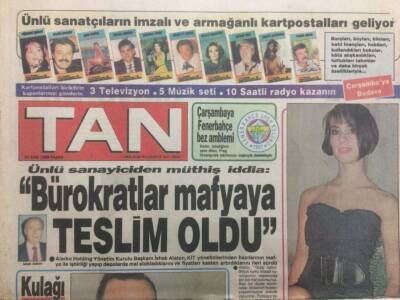 Tan Gazetesi 24 Eylül 1989 - Bürokratlar Mafyaya Teslim Oldu GZ34908 - 1