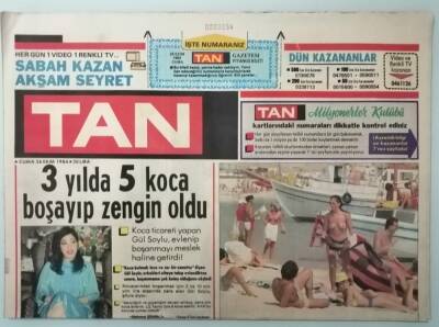 Tan Gazetesi 26 Ekim 1984 Nükhet Duru Türkan Şoraya Gıpta Ediyor -GZ14889 - 1