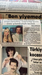 Tan Gazetesi 26 Mayıs 1983-Türkan Şoray 20 Yıldır Kafeste Yaşıyor-Azize Gencebay,Eski Kocası Orhan Gencebayı Kaptırdığı Sevim Emreyi Eliyle Besledi GZ127128 - 2