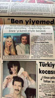 Tan Gazetesi 26 Mayıs 1983-Türkan Şoray 20 Yıldır Kafeste Yaşıyor-Azize Gencebay,Eski Kocası Orhan Gencebayı Kaptırdığı Sevim Emreyi Eliyle Besledi GZ127128 - 2