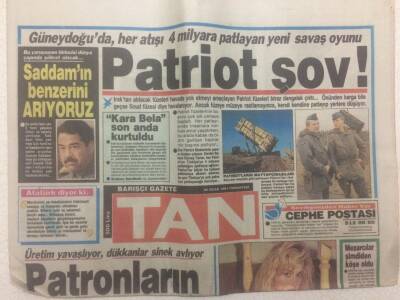 Tan Gazetesi 26 Ocak 1991 - Sibelin Başına Gencebay Kondu GZ51614 - 1