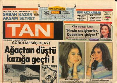 Tan Gazetesi 27 Eylül 1984 - Doğuma Bir Ay Kala Türkan Şorayın Kafasını Şu Sorular Kurcalıyor GZ114616 - 1
