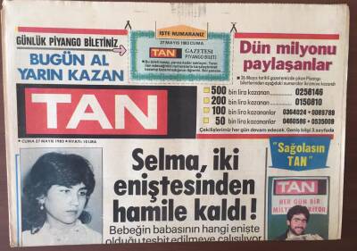 Tan Gazetesi 27 Mayıs1983 - Türklerin Cannes Maceraları GZ6849 - 2