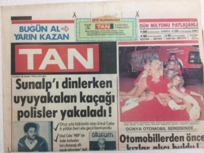 Tan Gazetesi 28 Ekim 1983 - Kocası Affedince Gülden Karaböcek Serbest Bırakıldı GZ24643 - 1