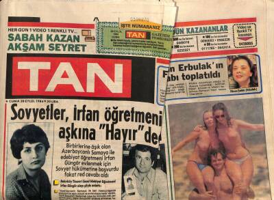Tan Gazetesi 28 Eylül 1984 - İbrahim Tatlıses Artık Dikkatli Olacağım GZ76881 - 1