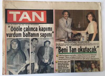 Tan Gazetesi 28 Haziran 1984 - Türkan Şoray a 41. Doğum Gününü Moskova Film Festivalinde Kutlayacak GZ11032 - 1