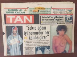 Tan Gazetesi 28 Mart 1985 -Nükhet Duru 3 Nişanlım Sayısız Sevgilim Oldu GZ6888 - 2