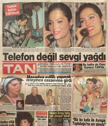 Tan Gazetesi 28 Mart 1988 - Türkan Sultan Tan'daydı: TV Dizisinde Oynayacağım - Gülşen Bubikoğlu - Gülşen Bubikoğlu Bulmaca Köşesinde Yer Aldı GZ151236 - 2
