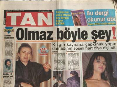 Tan Gazetesi 28 Nisan 1997-Ajda Pekkan Sevgilisinin Sözünden Çıkmıyor GZ45241 - 1