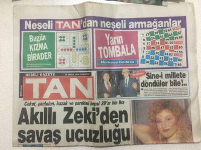 Tan Gazetesi 29 Aralık 1990 - Meğer Saddam Hüseyin Ne Uyanıkmış GZ51444 - 1