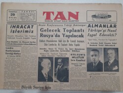 Tan Gazetesi 29 Eylül 1945 - Büyük Suriye İçin Plan Hazırlanıyor GZ71523 - 1