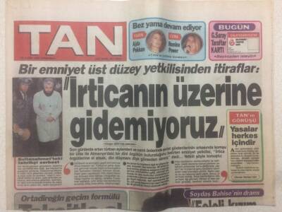 Tan Gazetesi 29 Kasım 1989 - İrticanın Üzerine Gidemiyoruz GZ51607 - 1