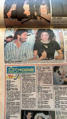 Tan Gazetesi 3 Temmuz 1989 - Emrah , La Toyaya Hayran - Eşkiya Burnumuzun Dibinde GZ127998 - 2