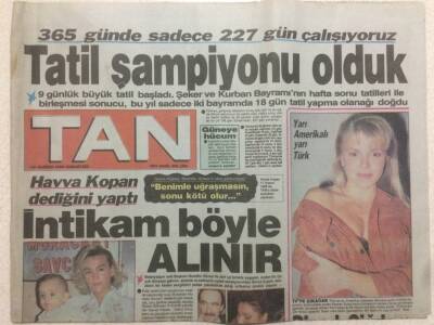 Tan Gazetesi 30 Haziran 1990 - Havva Kopan Dediğini Yaptı GZ51811 - 1