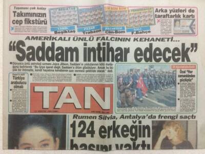 Tan Gazetesi 31 Ağustos 1990 - Saddam İntihar Edicek GZ51859 - 1