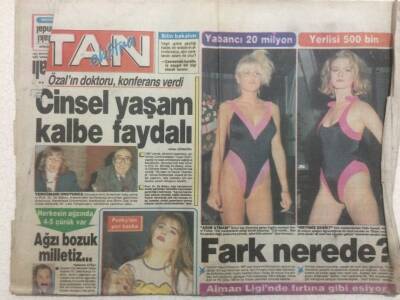 Tan Gazetesi 31 Ekim 1990 - Reyhan Mutlu,Üç Vatanlı Assolist GZ51830 - 1