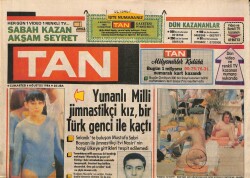 Tan Gazetesi 4 Ağustos 1984 - Saadet Gürses İle Raif Haçotorgilin Yüzüklerini Zeki Müren Taktı GZ90455 - 1