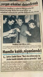 Tan Gazetesi 4 Ağustos 1984 - Saadet Gürses İle Raif Haçotorgilin Yüzüklerini Zeki Müren Taktı GZ90455 - 2