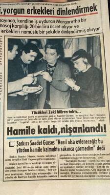 Tan Gazetesi 4 Ağustos 1984 - Saadet Gürses İle Raif Haçotorgilin Yüzüklerini Zeki Müren Taktı GZ90455 - 2