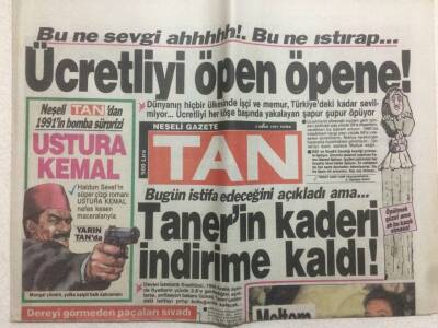 Tan Gazetesi 4 Ocak 1991 - Adnan Hoca Kabinesinin Yarısı Kadın Olacakmış GZ51783 - 1