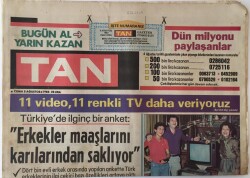Tan Gazetesi 5 Ağustos 1983 - 1983 Türkiye Güzeli Neşe Erberk Avrupada da İddialıyım GZ16564 - 2