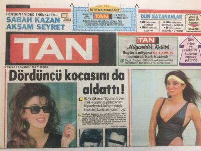 Tan Gazetesi 5 Ağustos 1984 - Hülya Sökmen,4.Kocasınıda Aldattı GZ34316 - 1