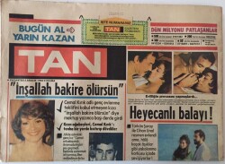 Tan Gazetesi 5 Aralık 1983 - Türkan Şoray- Cihan Ünal Resmen Evlendi Balayındalar GZ13791 - 2