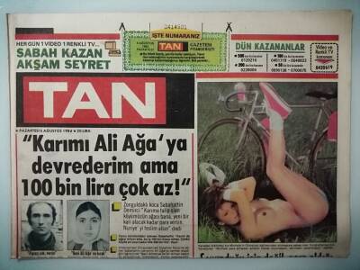 Tan Gazetesi 6 Ağustos 1984 Kadir İnanır ın Sevgilisi Olacağım -GZ14895 - 1