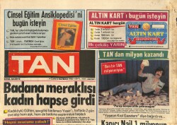 Tan Gazetesi 6 Haziran 1986 - Ahu Tuğba: İki Erkeği Birleştirip İdealimdeki Erkeği Yarattım - Seda Sayan: Ben Yanmam, Yakarım GZ3166 - Gökçekoleksiyon