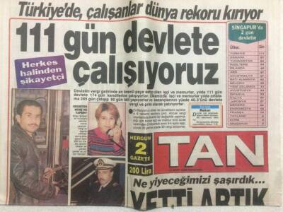 Tan Gazetesi 6 Mart 1989 - NasaTürk Tarımının 25 Yıllık Ömrü Var GZ51420 - 1