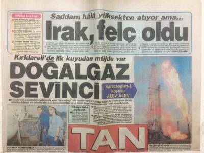 Tan Gazetesi 7 Eylül 1990 - Doğalgaz Sevinci GZ51441 - 1