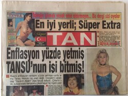 Tan Gazetesi 7 Kasım 1993 - Enflasyon Yüzde Yetmiş TANSUnun İşi Bitmiş GZ13790 - 1