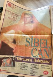 Tan Gazetesi 8 Eylül 1989 - Sibel Can Rüyalarda Buluşuruz Afişi - Dünya Meyve-Sebze Pazarı Polly Peckin Eline Geçti GZ127344 - 2