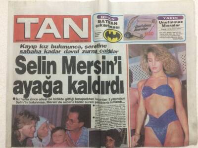 Tan Gazetesi 8 Kasım 1989 - Kenan Evrenin Son Günü GZ51797 - 1