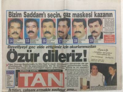 Tan Gazetesi 9 Şubat 1991 - SHP İşçisine Pinti Çıktı GZ51879 - 1