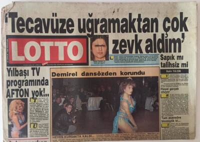 Tan Gazetesi Lotto Eki 25 Aralık 1986 - Yılbaşı TV Programlarında Afton Yok ! GZ22796 - 1