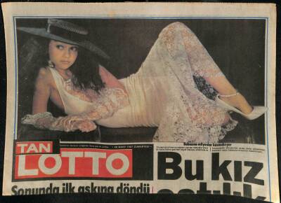 Tan Gazetesi Lotto Eki 28 Mart 1987 - Deniz Akbulut Bekaretini Verdiği Erkekle Evleniyor GZ116255 - 1