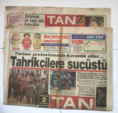 Tan Gazetesi Tan 2 Eki İle 12 Mart 1989 - Yavuz Sultan Selim Ve Haliç Yıkımları ! GZ7477 - 1