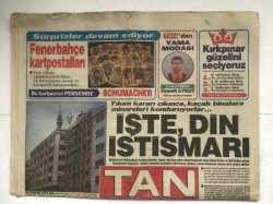 Tan Gazetesi Tan2 Eki İle 11 Haziran 1989 - Özal Sırtımızı Kimse Yere Getiremez GZ5987 - 1