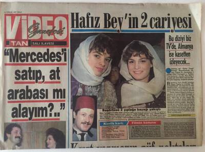 Tan Gazetesi Video Eki 14 Nisan 1987 - Hafız Beyin İki Cariyesi Haftanın Dizisi GZ22784 - 1