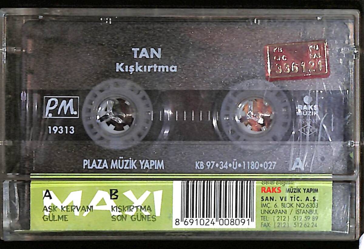 Tan - Kışkırtma Kaset (Bordo Bandrol - İkinci El) KST27341 - 2