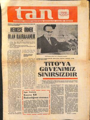 Tan Kosova Emekçi Halkının Sosyalist Birliği Örgeni 6 Haziran 1974 - YKB Başkanı Yoldaş Tito Kongrede Konuşuyor NDR85122 - 1