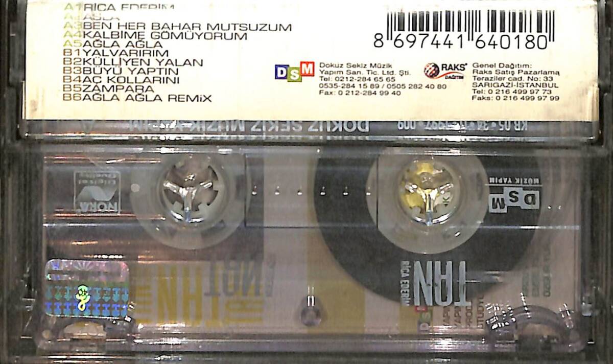 Tan - Rica Ederim Kaset (İkinci El) KST28342 - 2