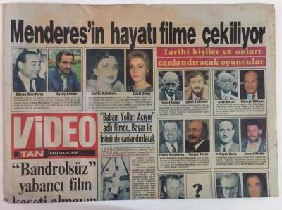 Tan Salı Gazetesi Menderesin Hayatı Filme Çekiliyor GZ18426 - 1