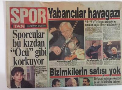 Tan Spor Çarşamba Gazetesi - Türk Antrenörü Ne Yönetici Ne De Futbolcular Takıyor GZ18427 - 1