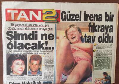 Tan2 Gazetesi 12 Temmuz 987 - Ruslarda Modaya Uydu GZ6831 - 2
